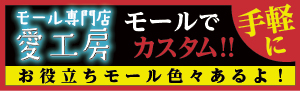 モール専門店 愛工房 〜 モールで手軽にカスタム!! お役立ちモール色々あるよ!