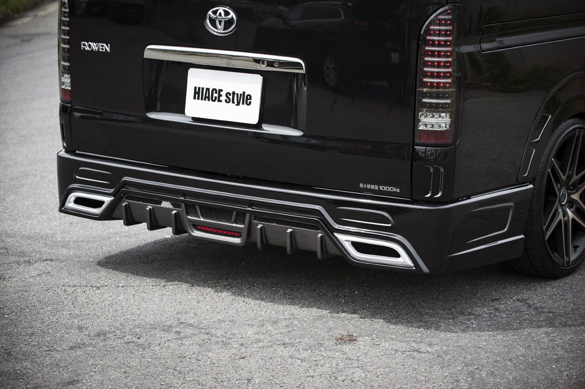 ロェン がハイエース用ユーロスタイルエアロのリリースを開始 画像5 Auto Messe Web カスタム アウトドア 福祉車両 モータースポーツなどのカーライフ情報が満載