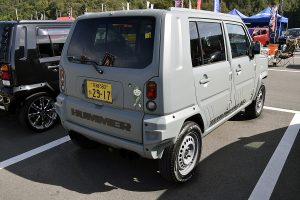 小さなkカーが大きなハマーh2風に変身 King Of K Car Auto Messe Web カスタム アウトドア 福祉車両 モータースポーツなどのカーライフ情報が満載
