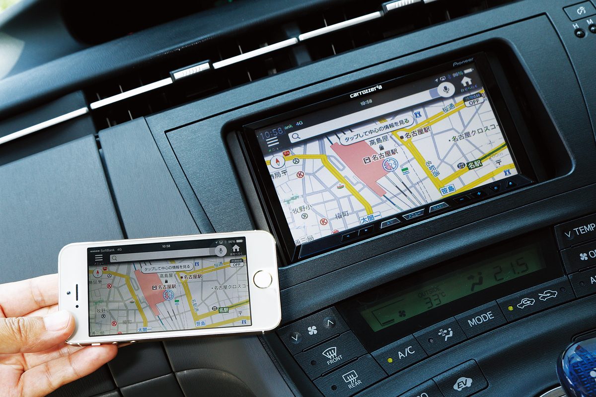 スマホ の 画面 を カーナビ に 映す
