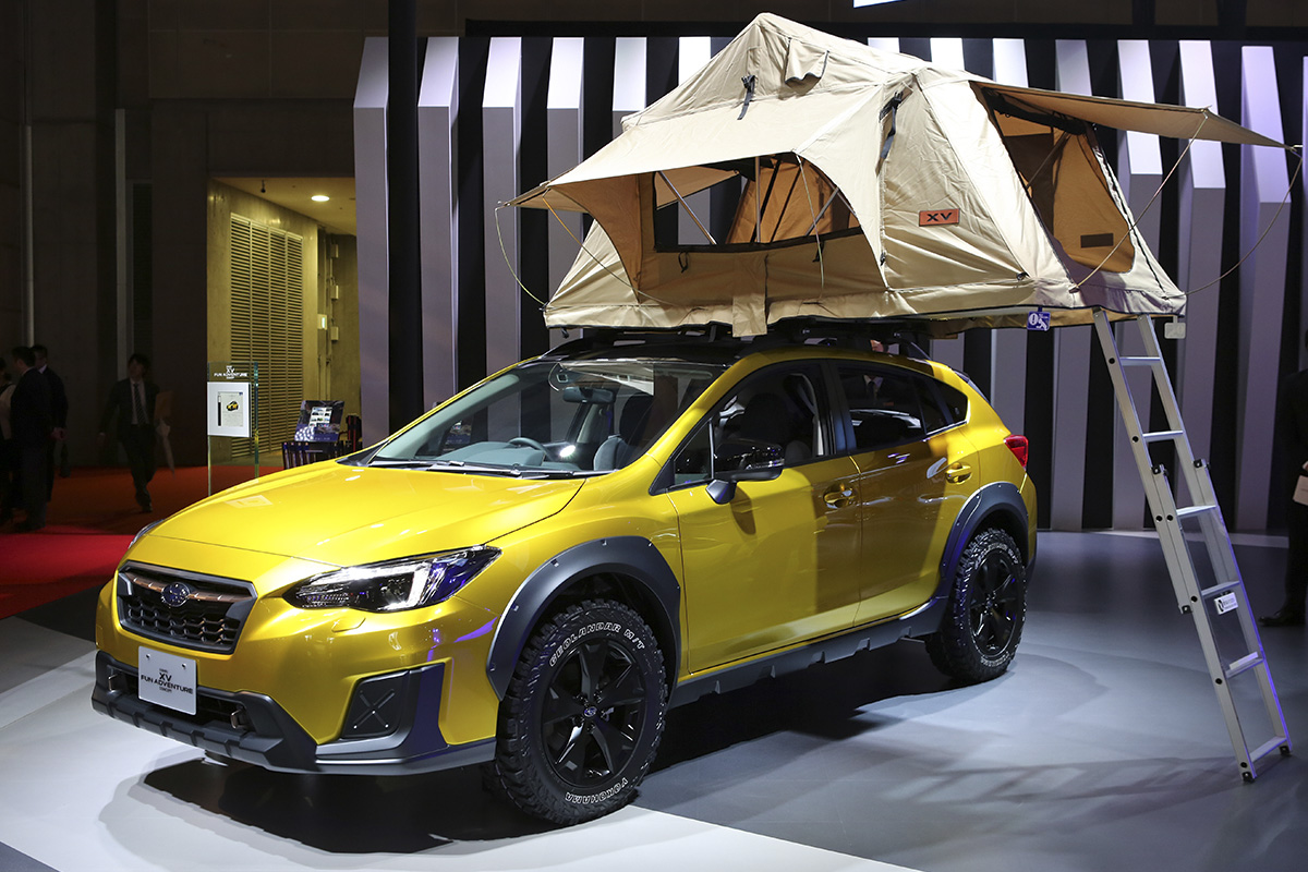 スバルが作り上げるアウトドアの世界 オシャレな 上げ系スタイル を演出 Auto Messe Web カスタム アウトドア 福祉車両 モータースポーツなどのカーライフ情報が満載