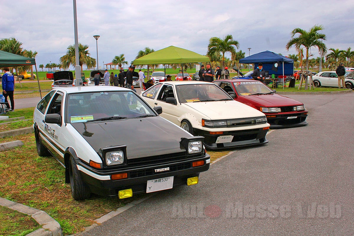 ニホンシャ ダイスキデス 異国の地 沖縄で高まる熱狂的な 日本車愛 Auto Messe Web カスタム アウトドア 福祉車両 モータースポーツなどのカーライフ情報が満載