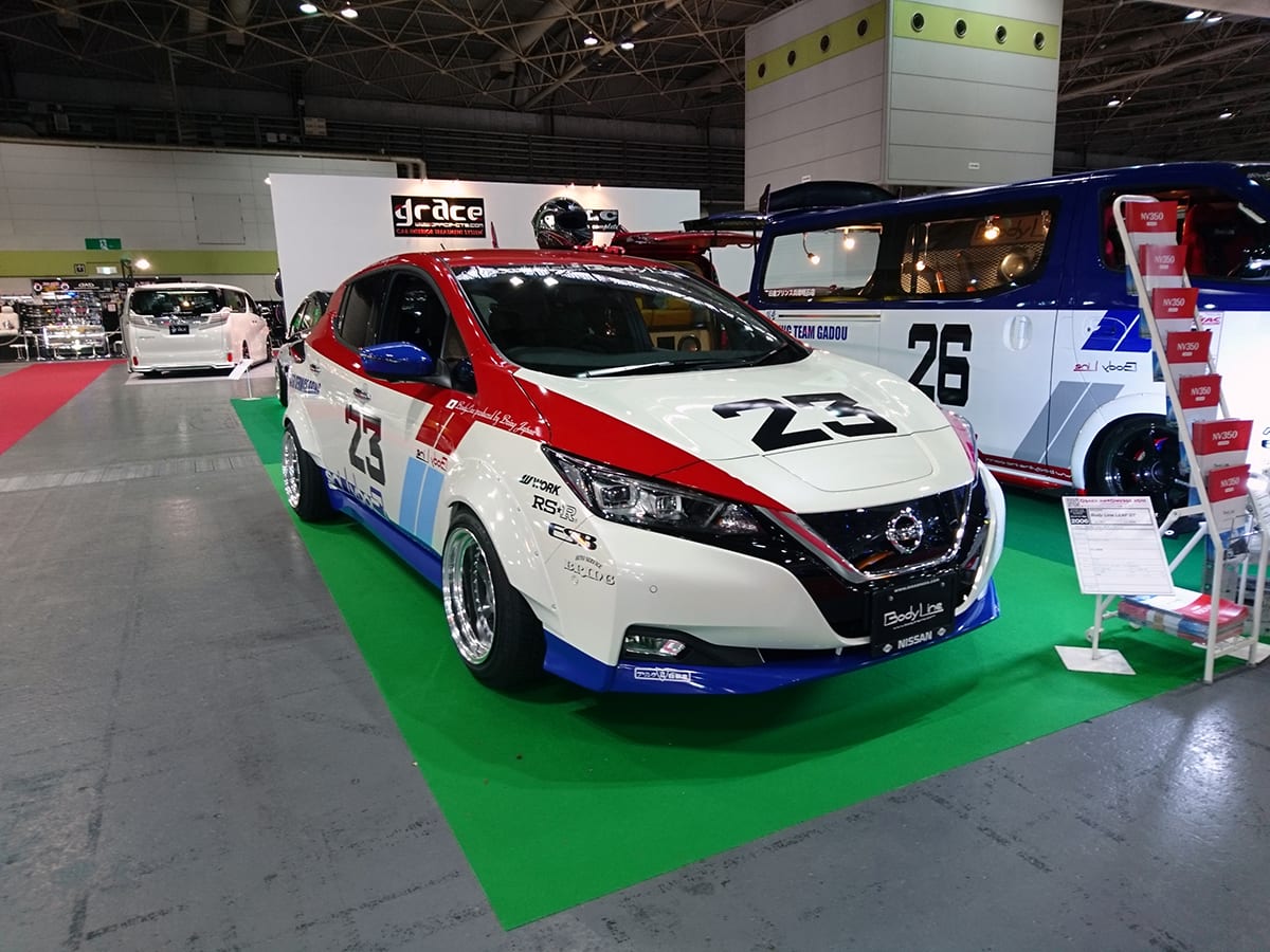 日産リーフをベースにした 100 電気ドレスアップカー 4選 Auto Messe Web カスタム アウトドア 福祉車両 モータースポーツなどのカーライフ情報が満載