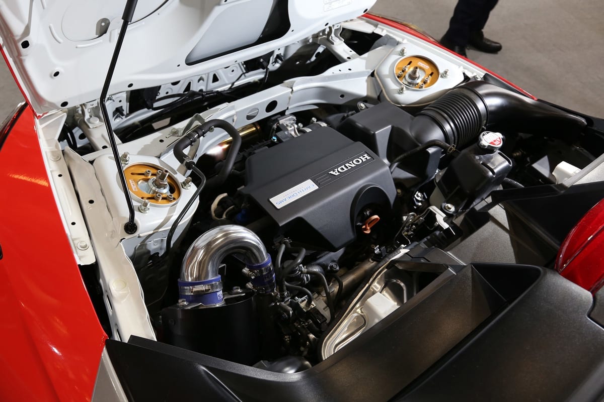 ホンダ S660 チューニング 大阪オートメッセ2018 トライアル トップフューエル