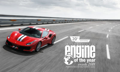 フェラーリ、V8、エンジン、2018年インターナショナル・エンジン・オブ・ザ・イヤー