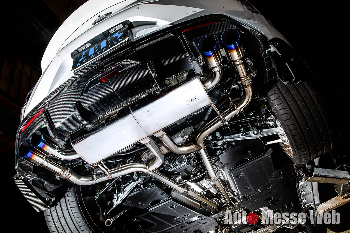 レクサスLC,マフラー