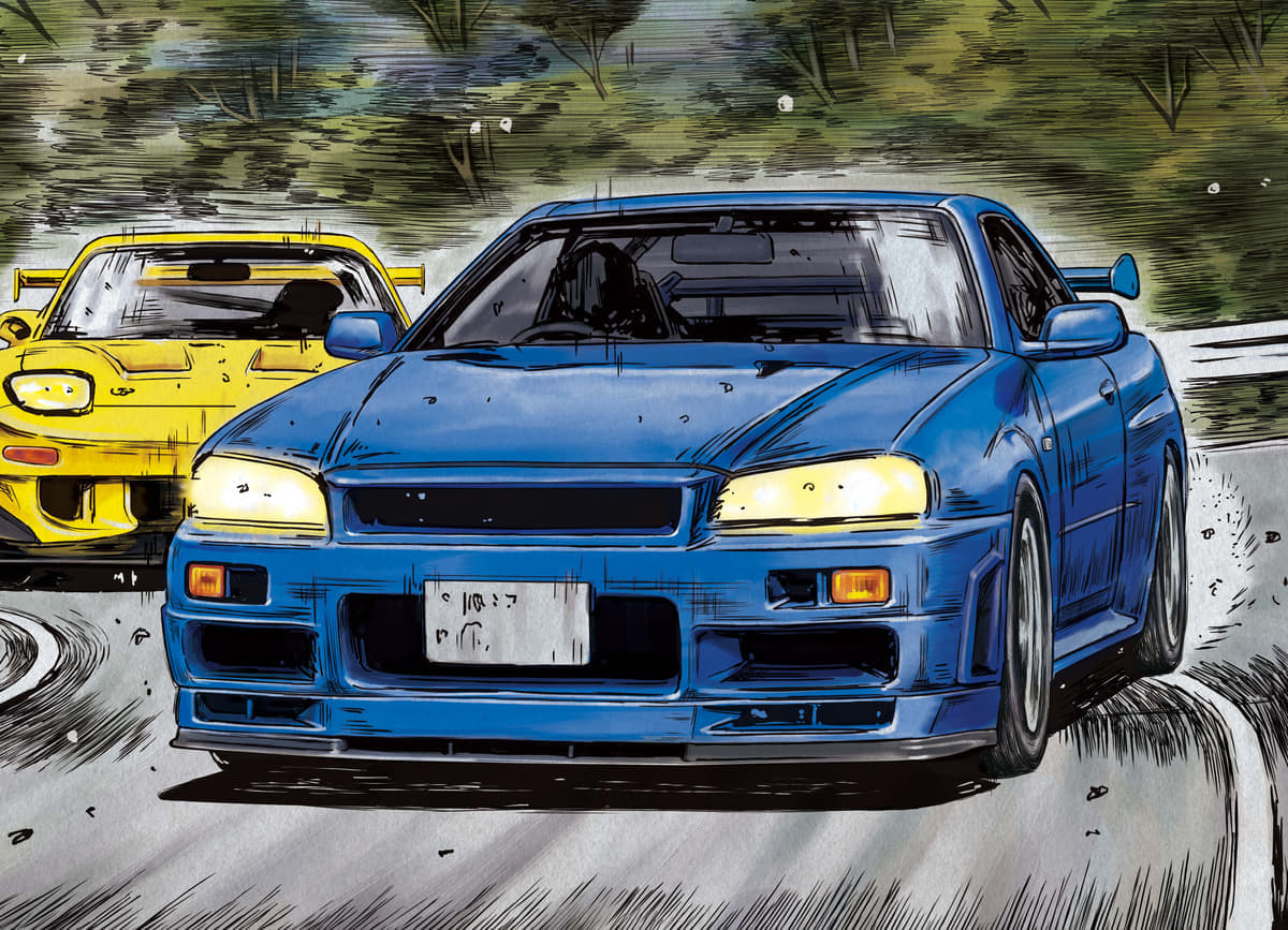 頭文字dのマツダrx 7と日産スカイラインgt Rがプラモデルになって登場 画像9 Auto Messe Web カスタム アウトドア 福祉車両 モータースポーツなどのカーライフ情報が満載