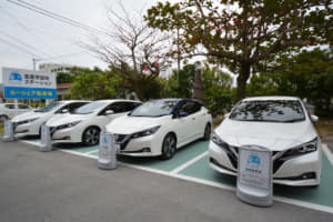 日産、電気自動車リーフの官民カーシェアリングを沖縄県でスタート