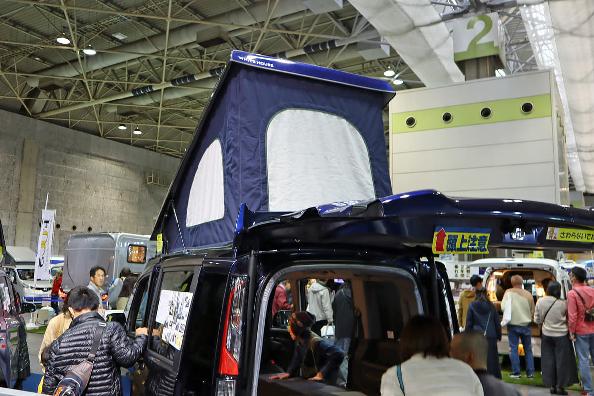 大阪キャンピングカーショー2019で見た車中泊が可能なミニバン