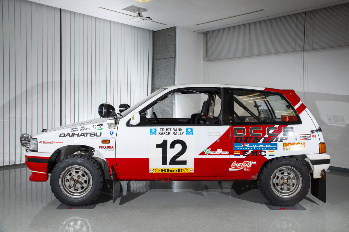 シャレードのサファリラリー挑戦車が証明 ダイハツは今昔も Light You Up でコンパクトカー作りをリード 画像 Auto Messe Web カスタム アウトドア 福祉車両 モータースポーツなどのカーライフ情報が満載