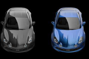 アルピーヌA110にブラックとブルーのボディを纏う特別仕様車を発売