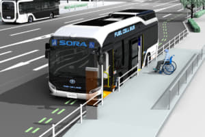 【画像】オリンピックイヤーを前に燃料電池バス「SORA」にドライバーサポート機能を追加 〜 画像1
