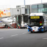 【画像】オリンピックに実用化は間に合うか?!  ANAとSBドライブが羽田空港で「大型の自動運転EVバス」を実証実験 〜 画像23