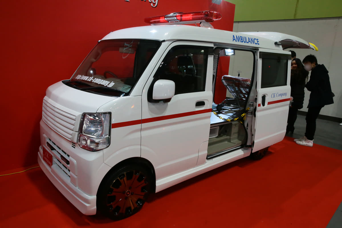 救急車をカスタムカーショーに展示した意図とは【大阪オートメッセ2020】