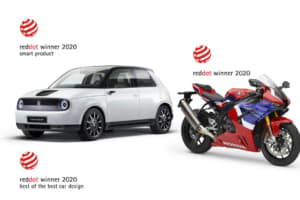 ホンダ、新型電気自動車とオートバイが世界的な権威のデザイン賞を受賞！