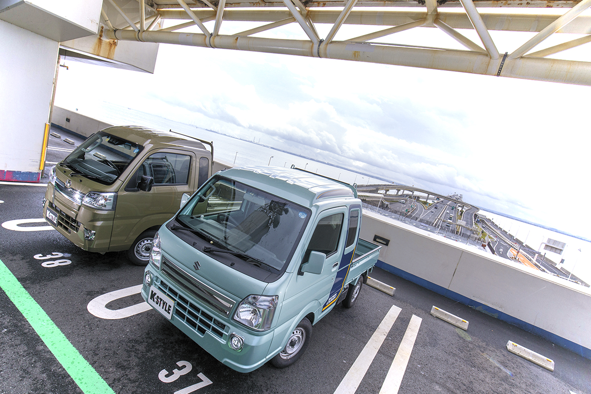 軽トラックの荷台もカスタマイズの一部として楽めるのだ、という事例車両の紹介