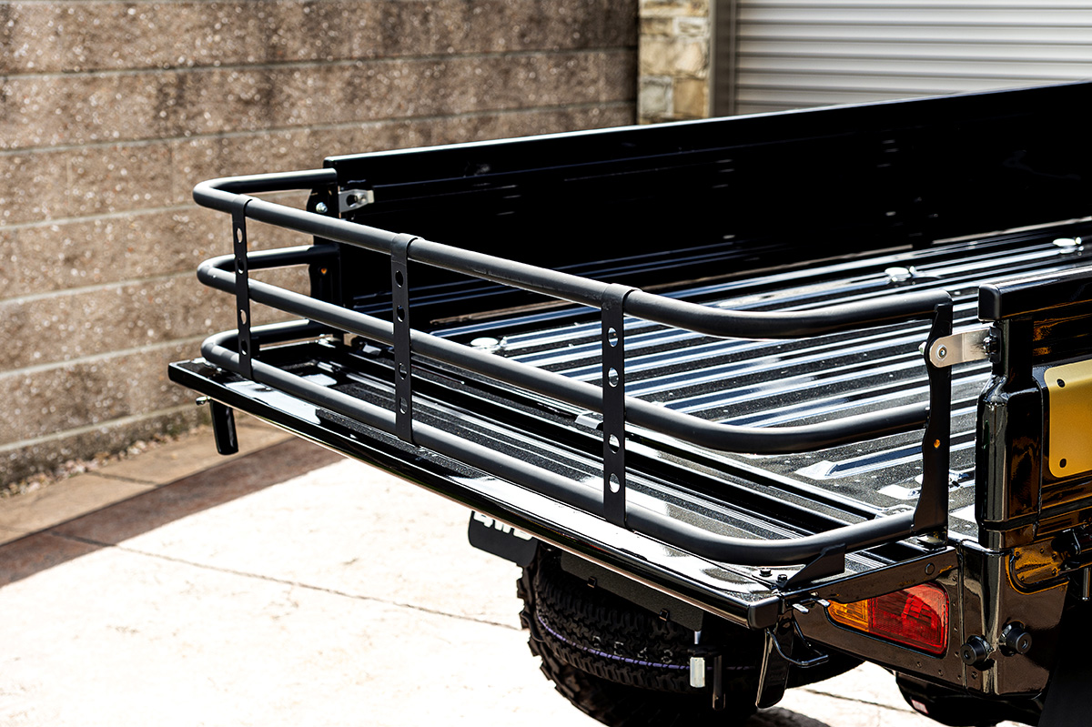 軽トラックの荷台もカスタマイズの一部として楽めるのだ、という事例車両の紹介