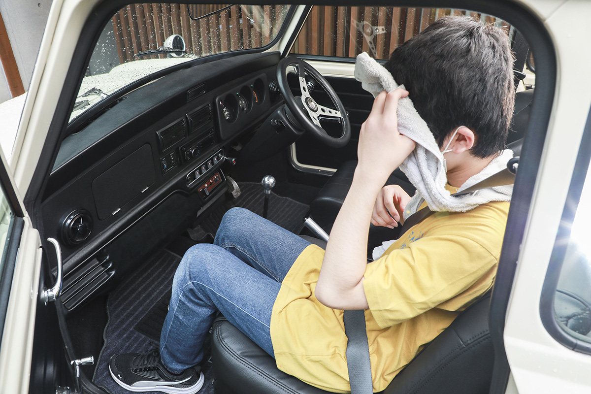 旧車のエアコンは空調が難しい