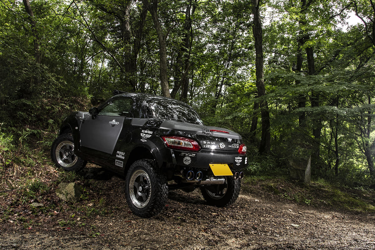 リフトアップしたコペンの紹介