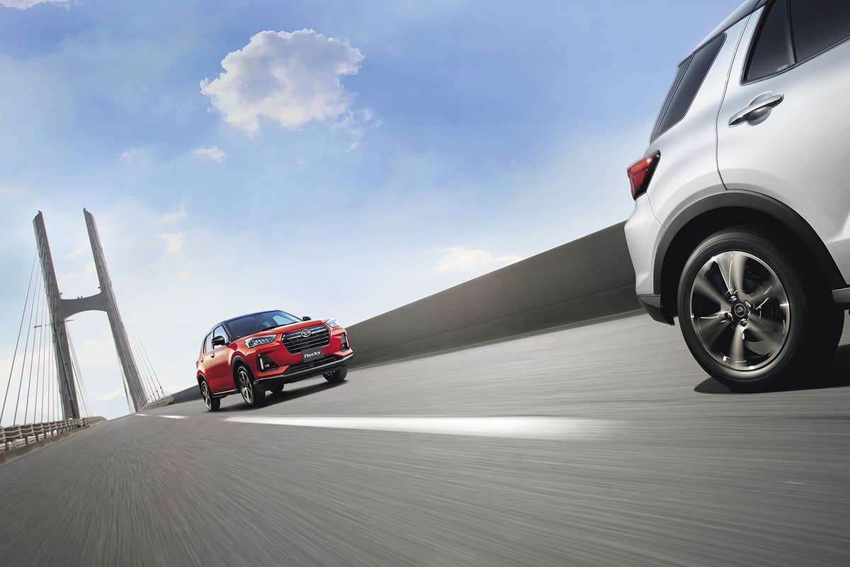 「ダイナミックコントロール4WD」を採用しているダイハツ・ロッキー