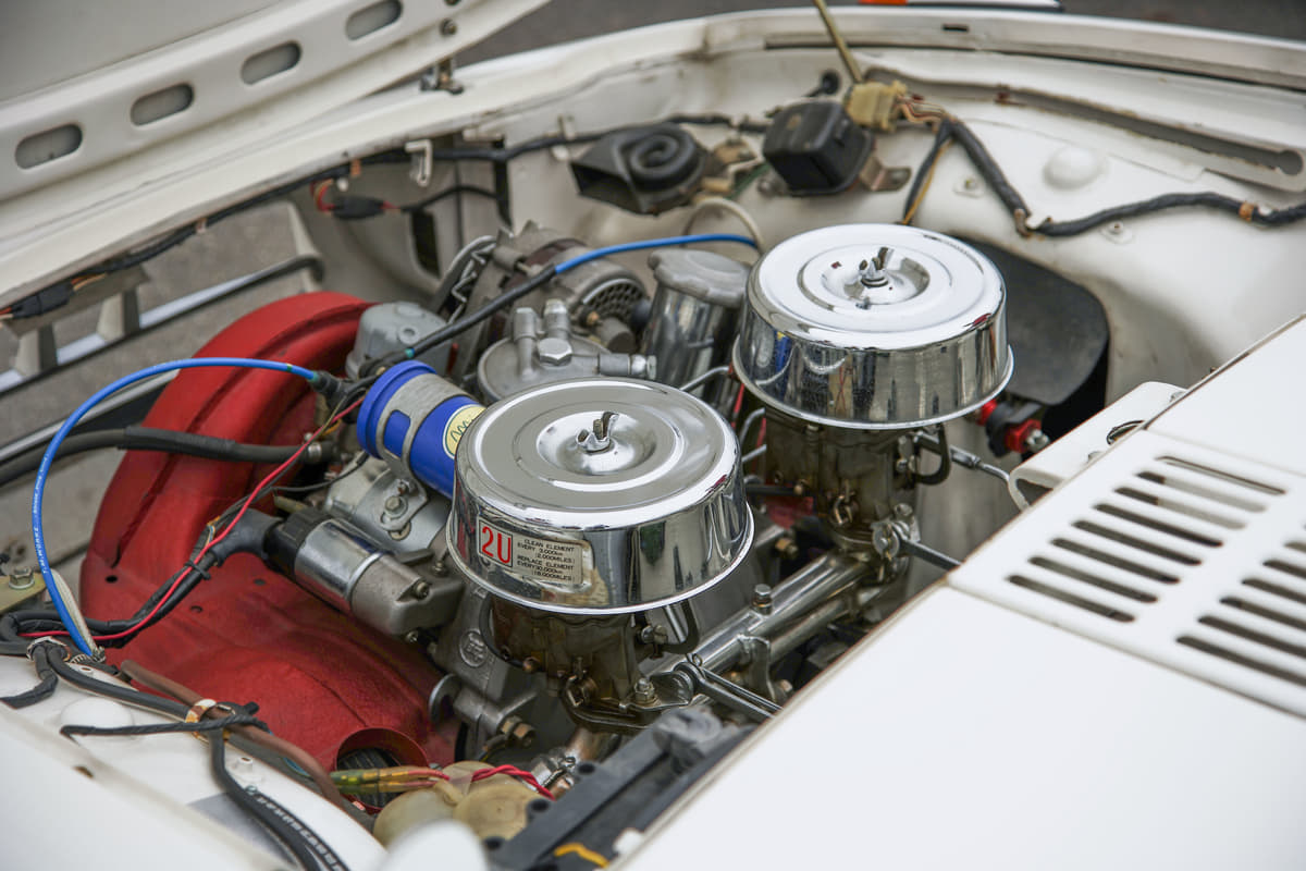 トヨタスポーツ800のオリジナルエンジン