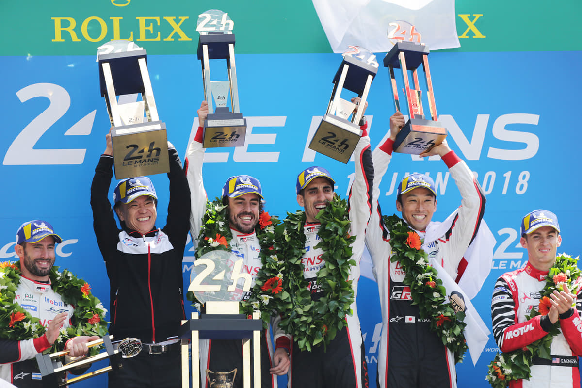 2018年トヨタがル・マン初優勝、中嶋一貴は日本人３人目の勝者