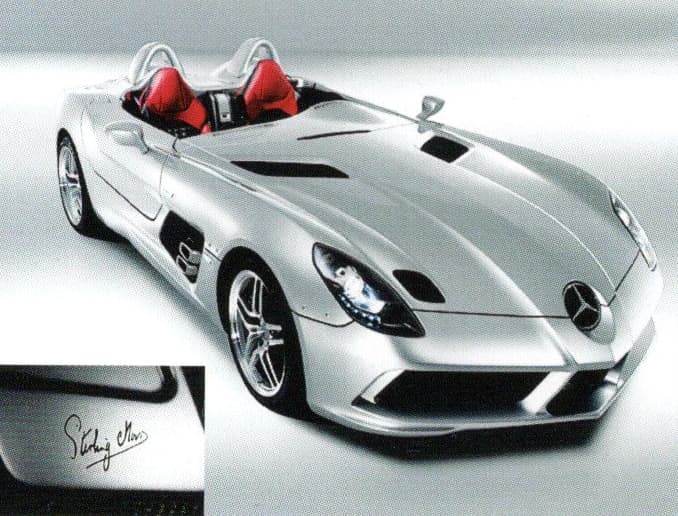 日本では2台のみ販売され、1億1000万円の価格が付けられた「SLRマクラーレン・スターリング・モス」