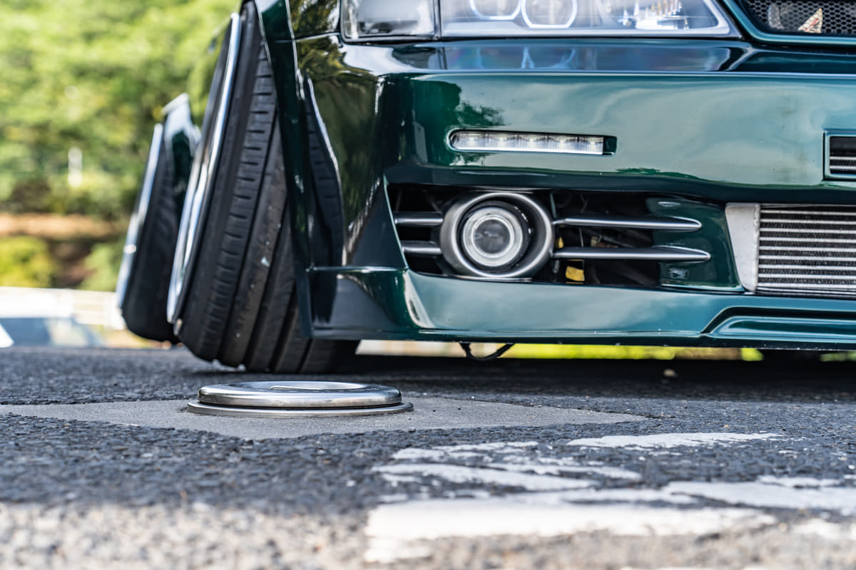 わずかな段差も車高短のクルマには命取りになることがある