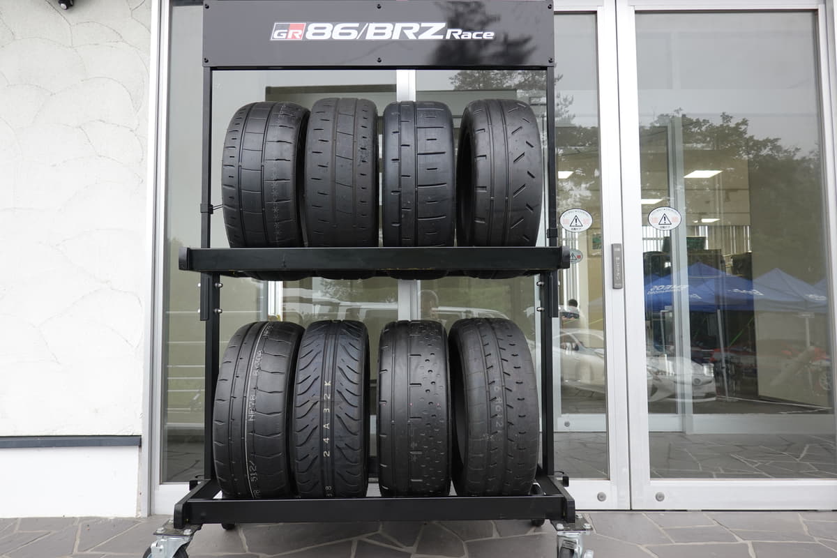 「TOYOTA GAZOO Racing 86/BRZ Race 2020」で使用されているタイヤ