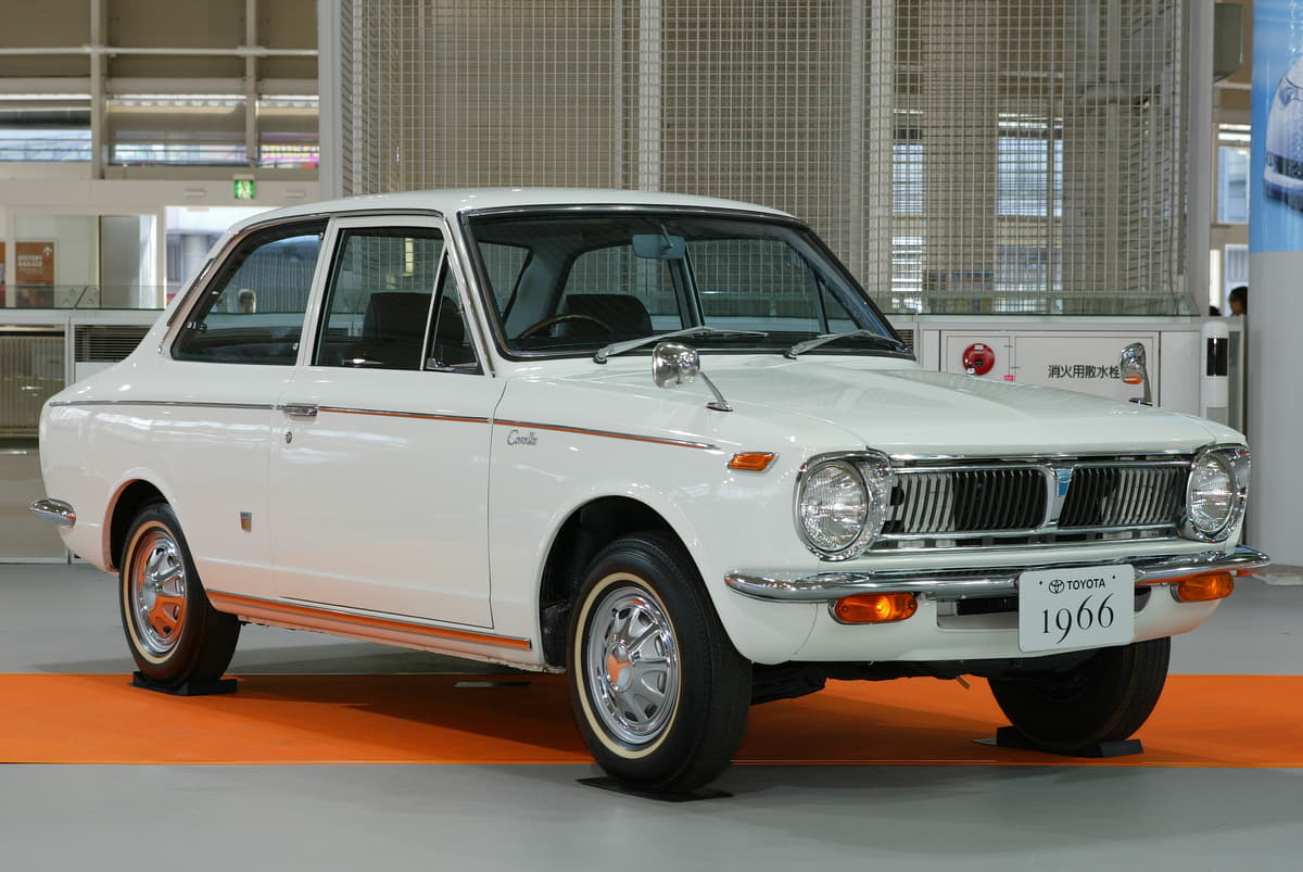 1966年に発売された初代トヨタ･カローラ