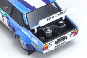 【画像】WRC用のホモロゲモデル！　「フィアット・アバルト131ラリー」が1/18スケールモデルで発売！【京商】 〜 画像14