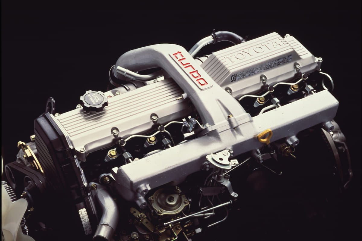 80系に搭載されたターボディーゼルエンジン（1HD-T型）