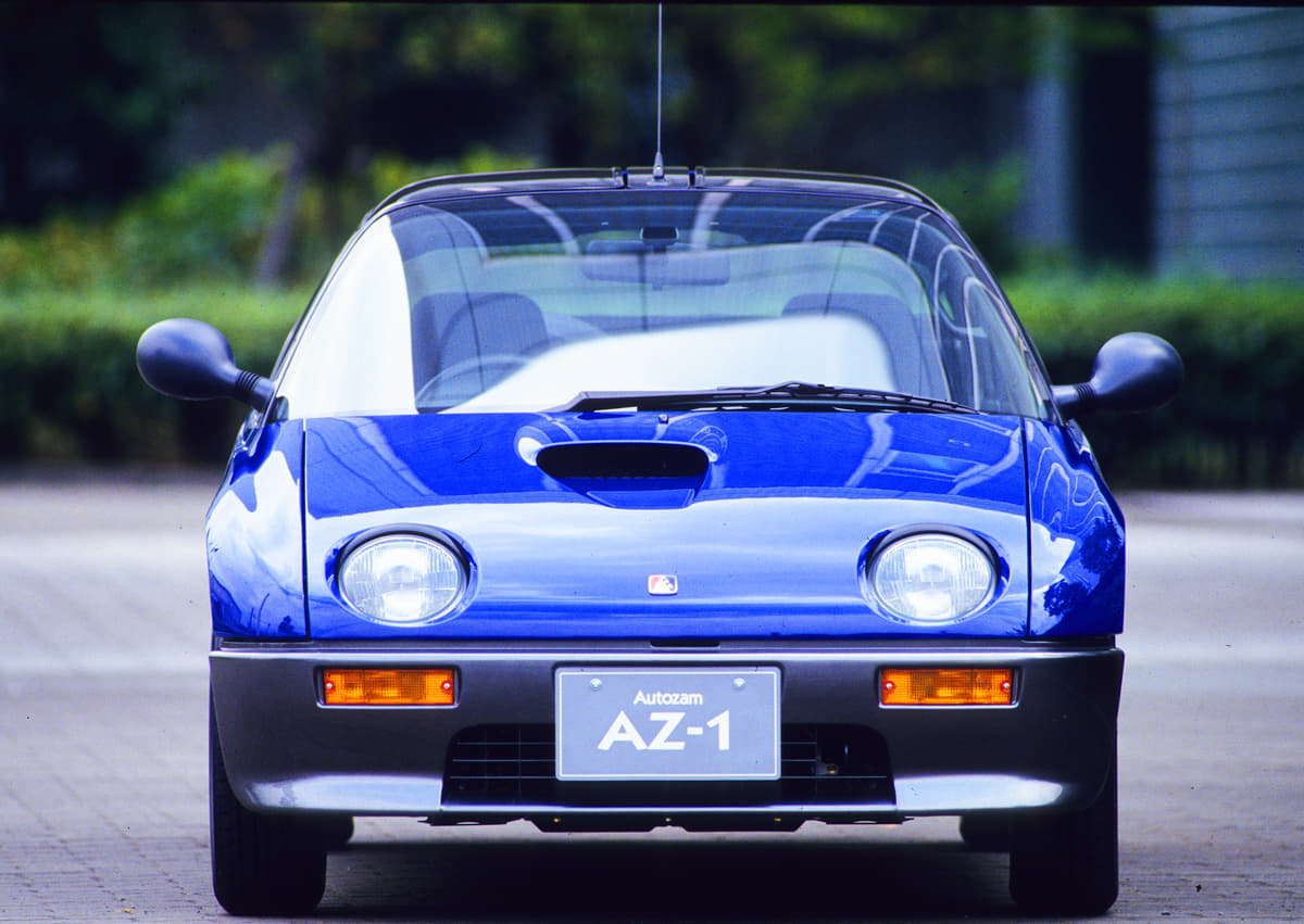 バブル期に登場したミッドシップ軽スポーツカーのAZ-1