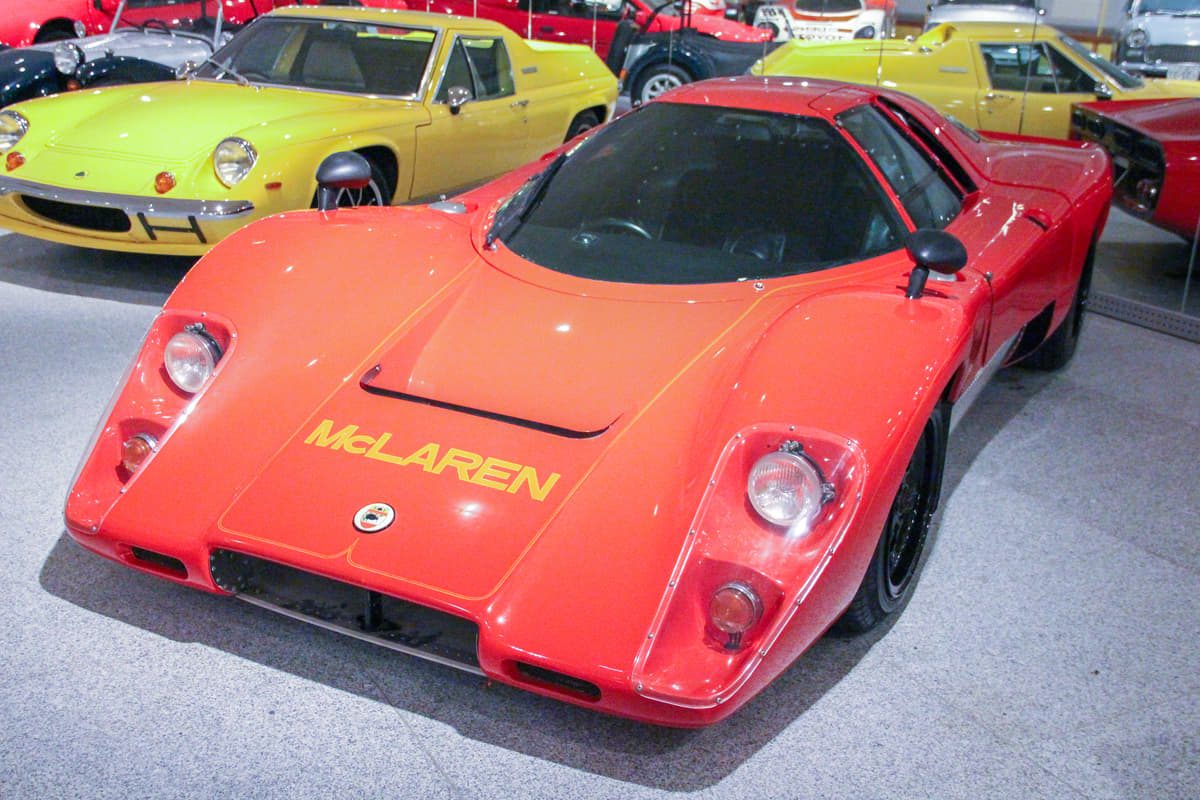 四国自動車博物館に展示されているマクラーレンM6GT