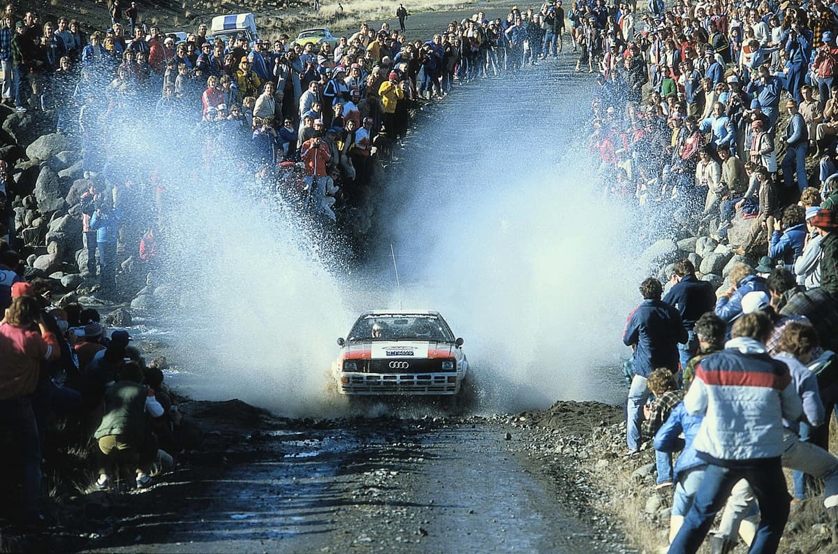 1982年WRCマニュファクチャータイトルを得るクワトロ