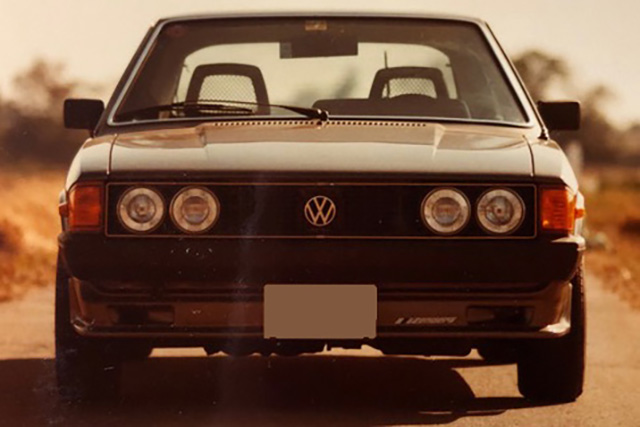 VWシロッコのヘッドライトを変えたイメージ
