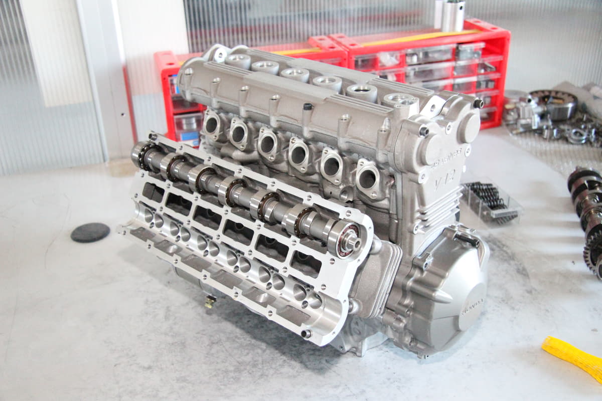 モルビデッリのV12エンジンを試作モノ