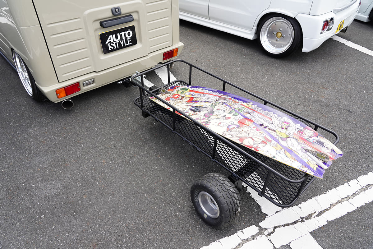 軽カー史上もっとも背高ノッポなのに あえて シャコタン 顔面整形 の ミラウォークスルーバン 画像2 Auto Messe Web カスタム アウトドア 福祉車両 モータースポーツなどのカーライフ情報が満載