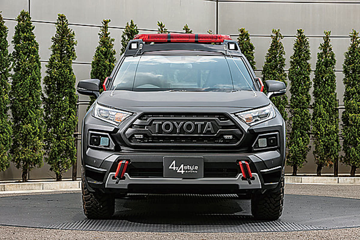 RAV4、RAV4 5Dアドベンチャー、豊田自動織機、コンセプトカー、RAV4 5D ADVENTURE、働く車、オフロード車、リフトアップ車