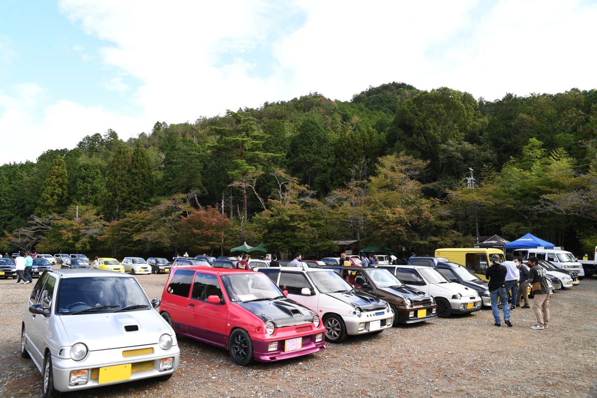 0台以上が大集合 アルトだらけのオフ会 アルト ワークスミーティング In 京都 21 開催 Auto Messe Web カスタム アウトドア 福祉車両 モータースポーツなどのカーライフ情報が満載