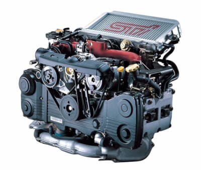 2001年製インプレッサWRX STI搭載EJ20ツインスクロールターボエンジン