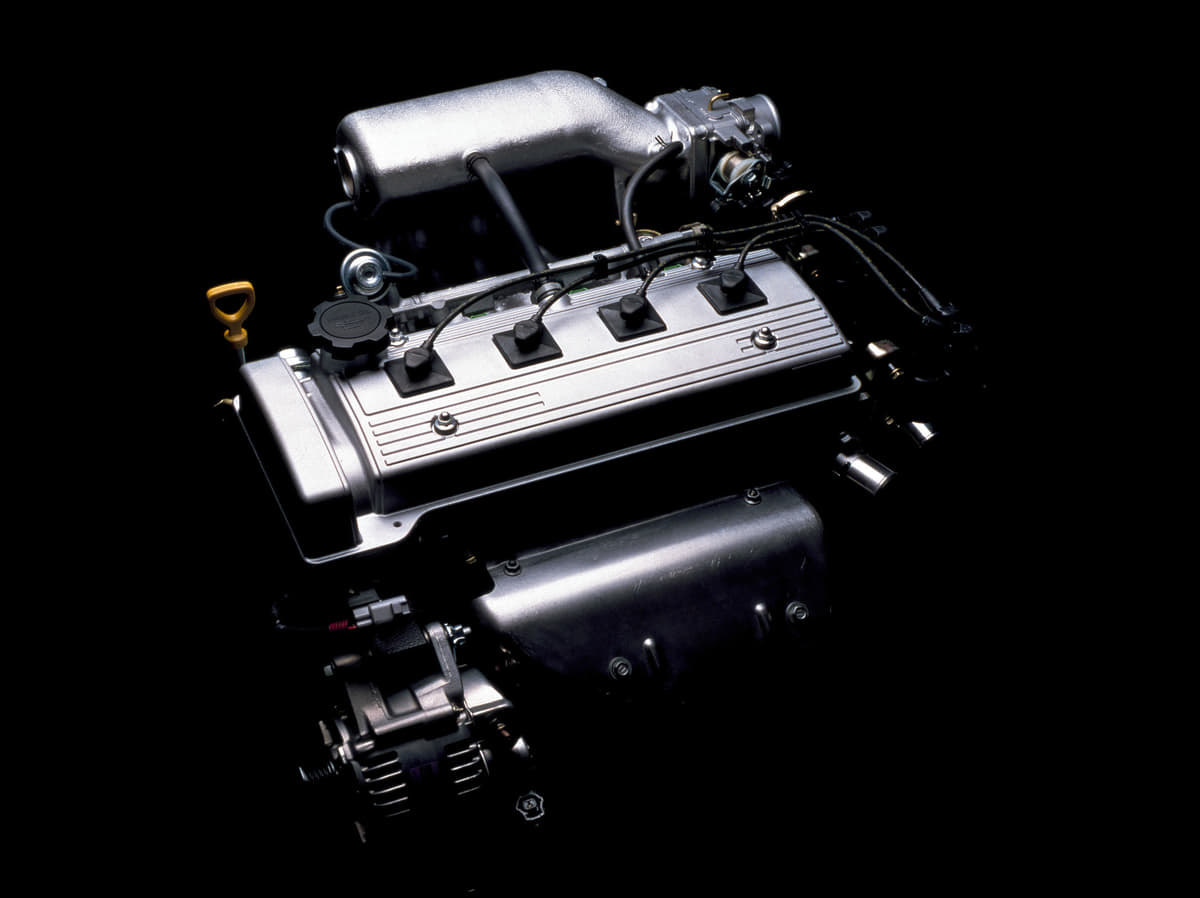 トヨタ・カローラスパシオのエンジン(4A-FE）