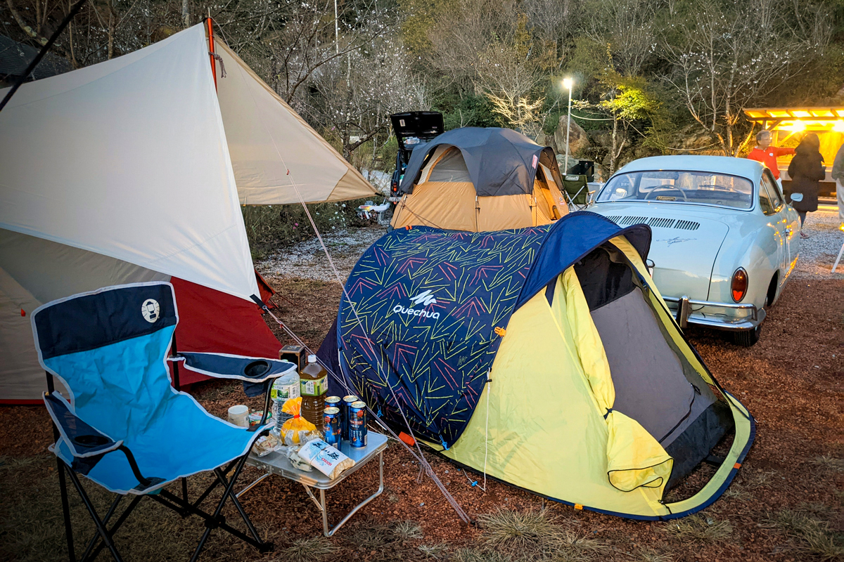 フォルクスワーゲン モータースポーツ テント