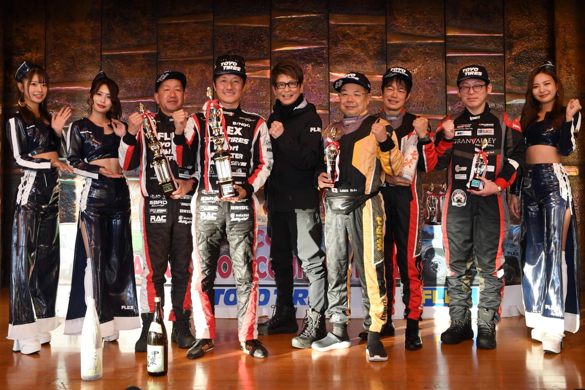ジャパンクロスカントリーラリーの表彰式