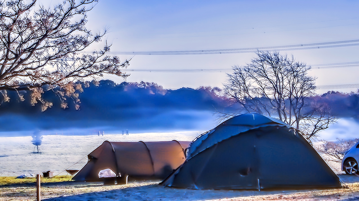 極寒の冬キャンプ