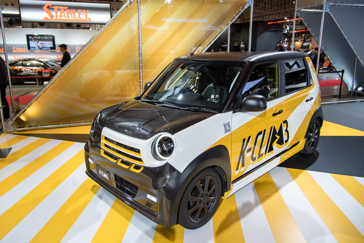 あの可愛いn Oneがキャラ変 １年越しで披露されたホンダアクセス K Climb の本気っぷりがスゴイ 東京オートサロン22 カスタム アウトドア 福祉車両 モータースポーツなどのカーライフ情報が満載 Auto Messe Web