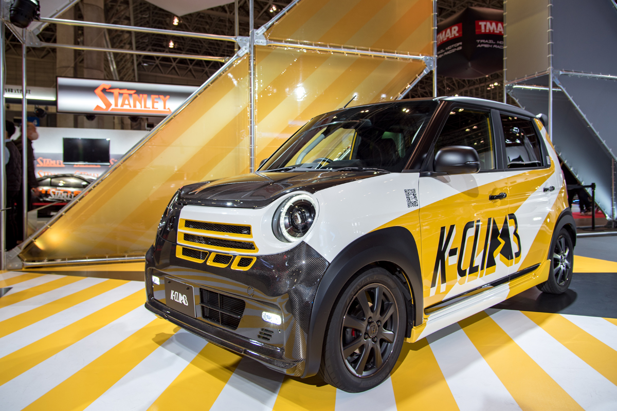 あの可愛いn Oneがキャラ変 １年越しで披露されたホンダアクセス K Climb の本気っぷりがスゴイ 東京オートサロン22 画像3 Auto Messe Web カスタム アウトドア 福祉車両 モータースポーツなどのカーライフ情報が満載