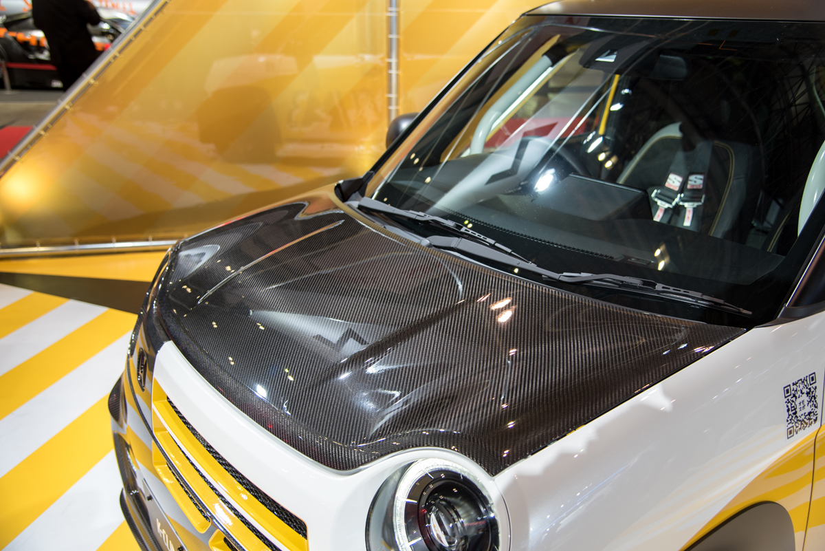 あの可愛いn Oneがキャラ変 １年越しで披露されたホンダアクセス K Climb の本気っぷりがスゴイ 東京オートサロン22 画像4 Auto Messe Web カスタム アウトドア 福祉車両 モータースポーツなどのカーライフ情報が満載