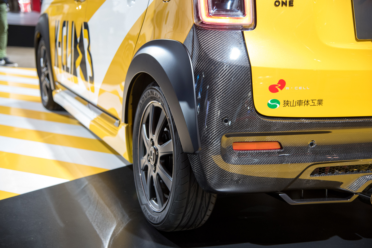 あの可愛いn Oneがキャラ変 １年越しで披露されたホンダアクセス K Climb の本気っぷりがスゴイ 東京オートサロン22 画像16 Auto Messe Web カスタム アウトドア 福祉車両 モータースポーツなどのカーライフ情報が満載