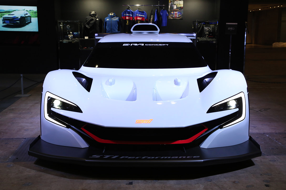 まずはニュルのタイム400秒が目標 Stiが提案する次世代evスポーツカー Sti E Ra Concept がカッコいい 東京オートサロン22 画像1 Auto Messe Web カスタム アウトドア 福祉車両 モータースポーツなどのカーライフ情報が満載